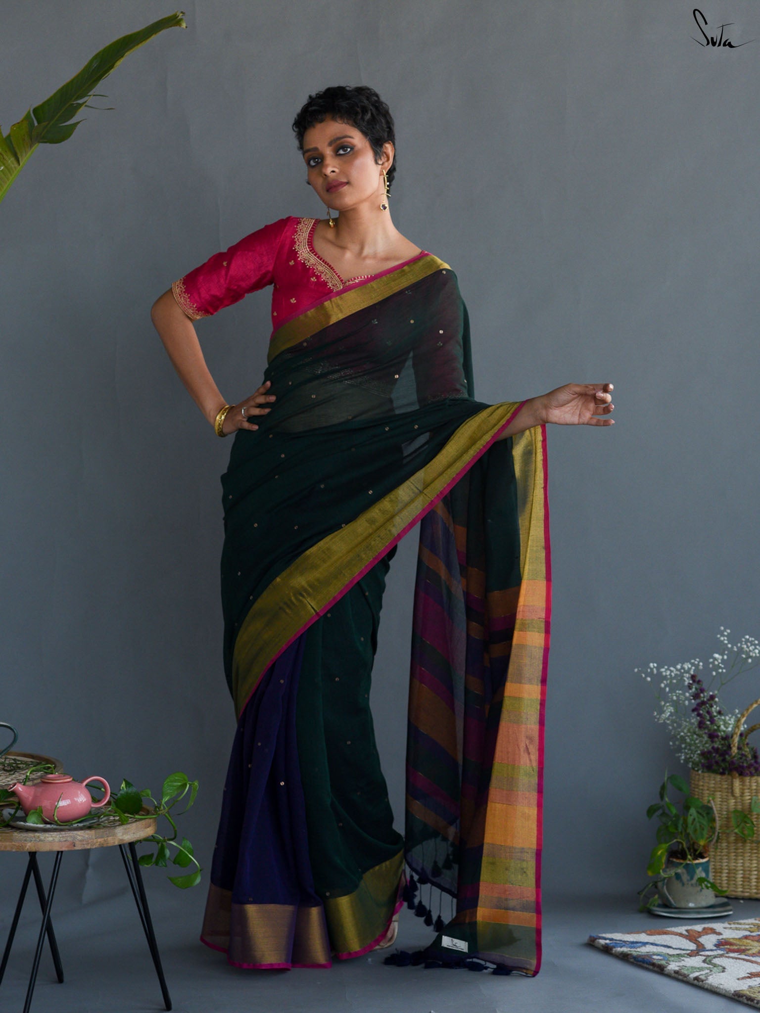 Cocktail Night Saree