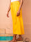 Solid Yellow Modal Palazzo Pants