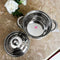 Serving Dish, Set of 5 Stainless Steel Dish Set with lid and Handle