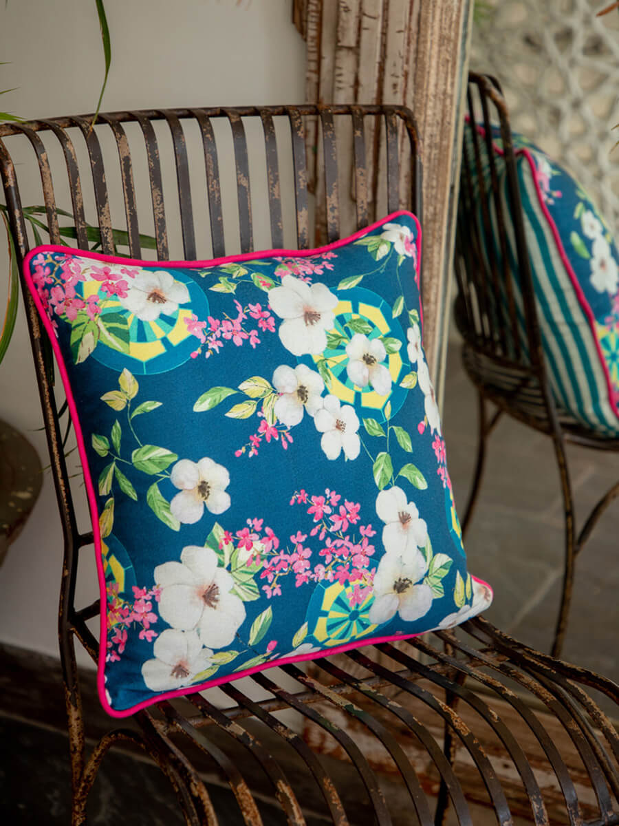 Sumire Cotton Cushion Cover - 16 Inch