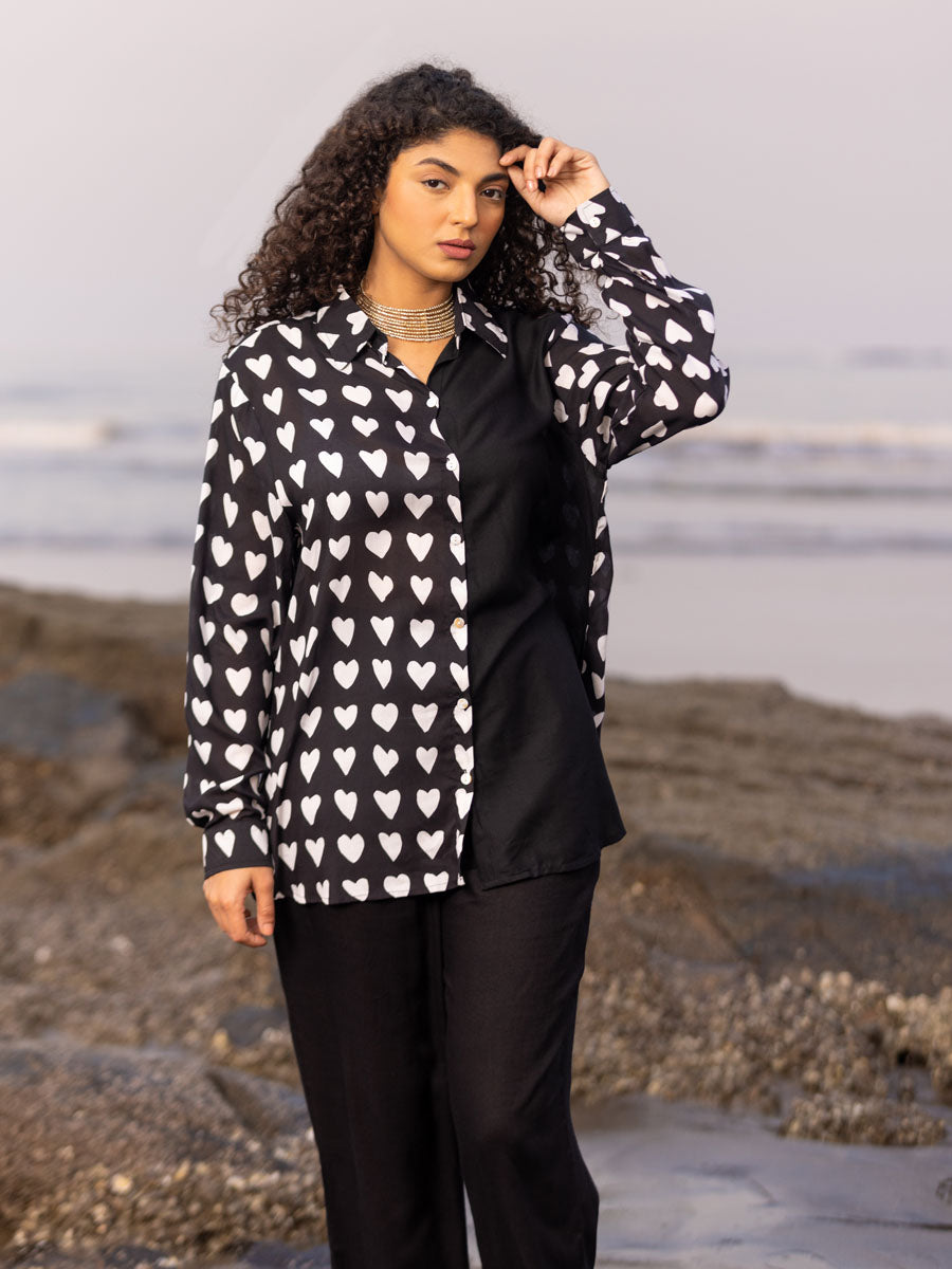Adya Black Modal Shirt