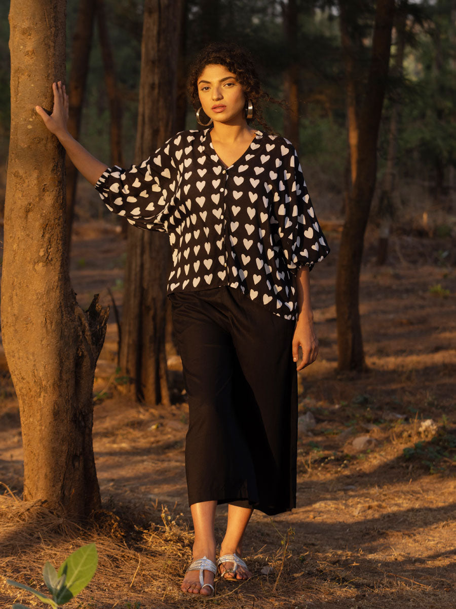 Devi Black Co-ord Set of 2