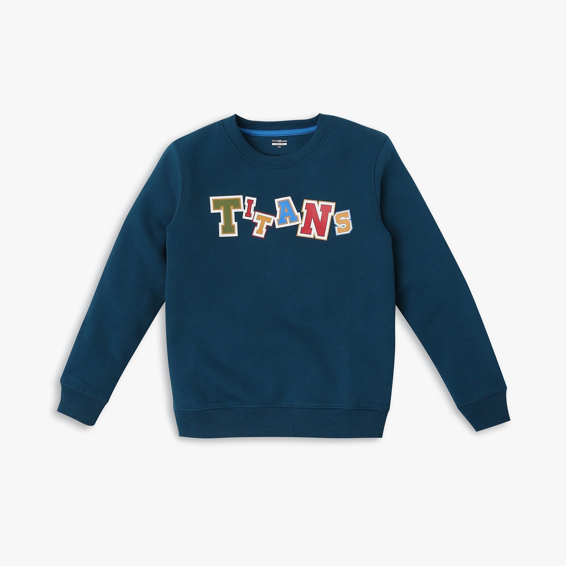 Boy's Regular Fit Graphic Sweat Tee