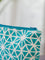 Blue Star Hand Block Print Cotton Travel Pouch