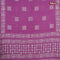 Batik cotton saree mild purple with allover sequin work & batik butta prints and printed lace work border