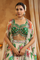 Cape Style Floral Designer lehenga