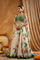 Cape Style Floral Designer lehenga