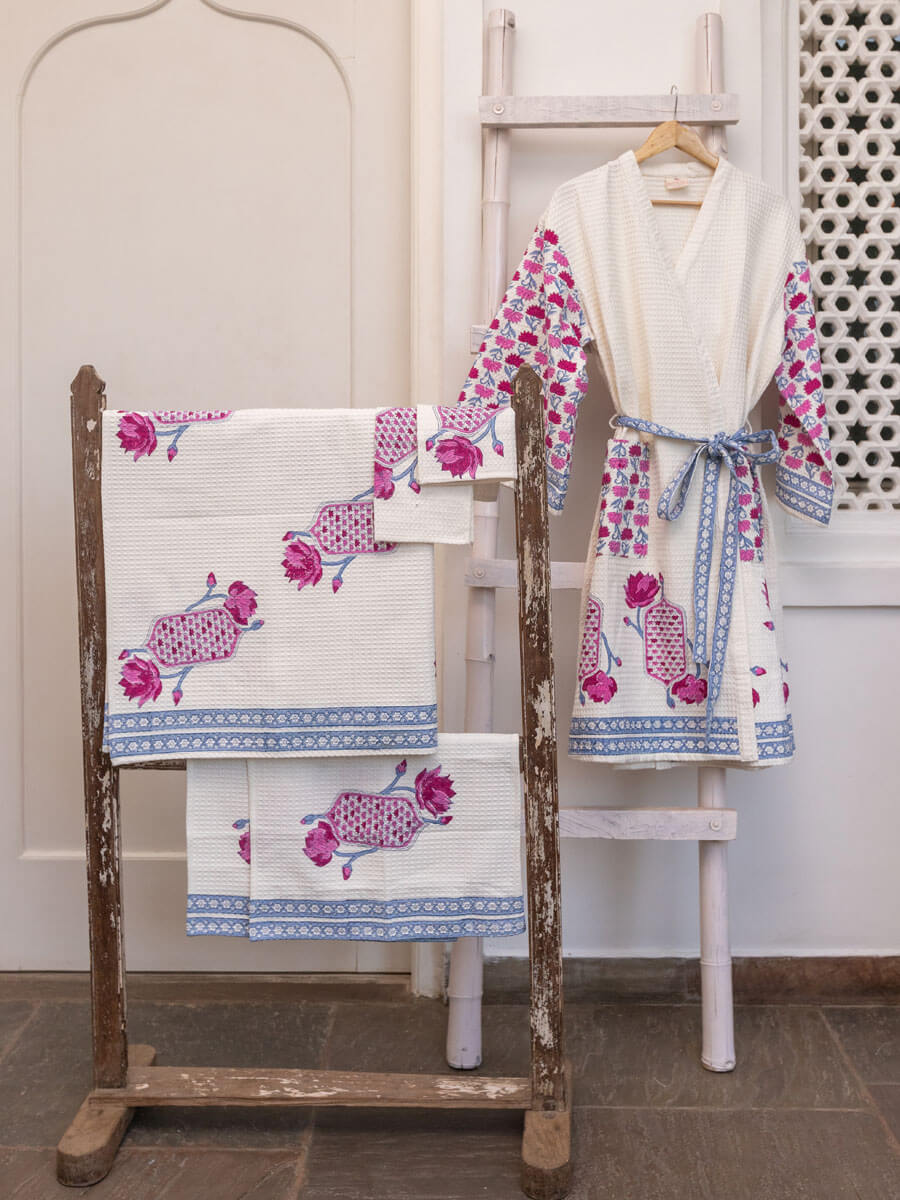 Set of 6 - Vriddhi Block Print Bath Set