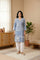 Blue Ethnic Motifs Printed Straight Kurta