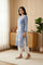 Blue Ethnic Motifs Printed Straight Kurta