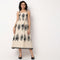 Woven Strapy Flared Cotton Dress