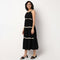 Woven Strapy Flared Dress