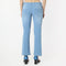Boot Cut Ankle Length Low Rise Clean Look Jeans