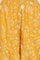 Mango Yellow Floral Printed Embroidered Neck Flared Kurta, Sharara and Dupatta Set