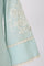 Blue Thread Embroidered Pure Cotton Straight Kurta with Straight Pants and Dupatta Set