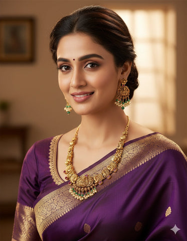 Designer Lakshmi Devi Necklace Set