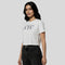 Cotton Graphic Crop T-Shirt