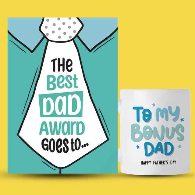 Mirror Card &Father in law mug Combo