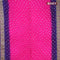 Bandhani saree pink and blue with bandhani prints and banarasi style mina border