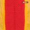 Bandhani saree red and mango yellow with bandhani prints and banarasi style mina border