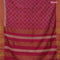 Bhagalpuri saree dark magenta with allover butta prints and zari woven border