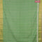 Bhagalpuri saree green with allover bandhani prints and zari woven border