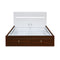 Capsule Premier Bed with Hydraulic Storage (Walnut)