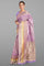 LIGHT LAVENDER and GOLD JAAL SILK BLEND Saree with FANCY