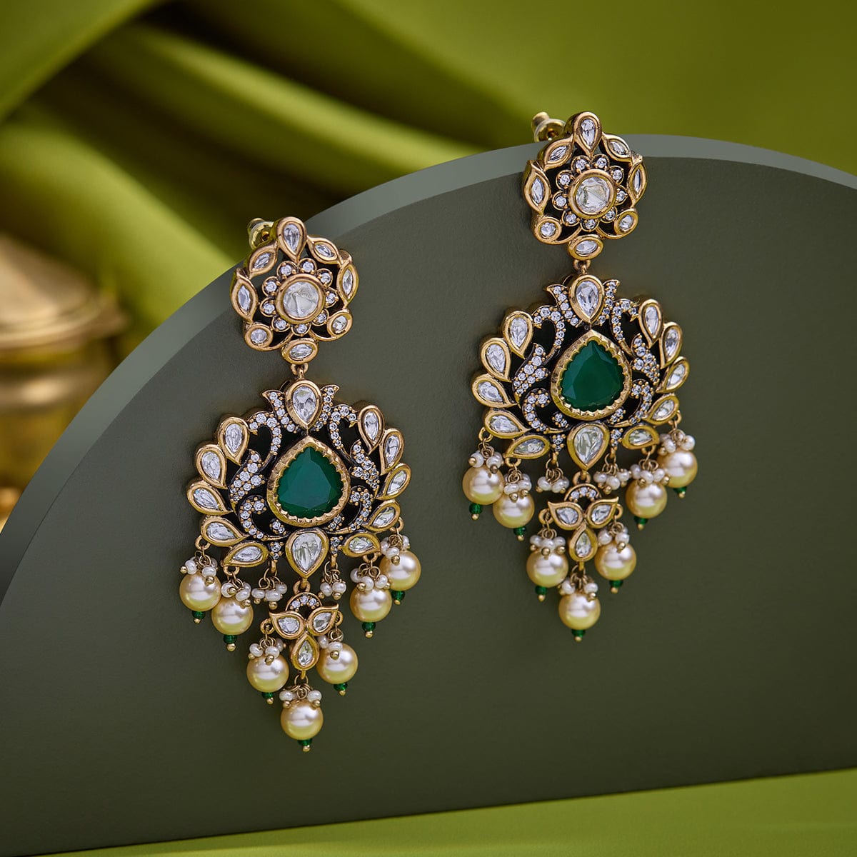 Kundan Earring 164026