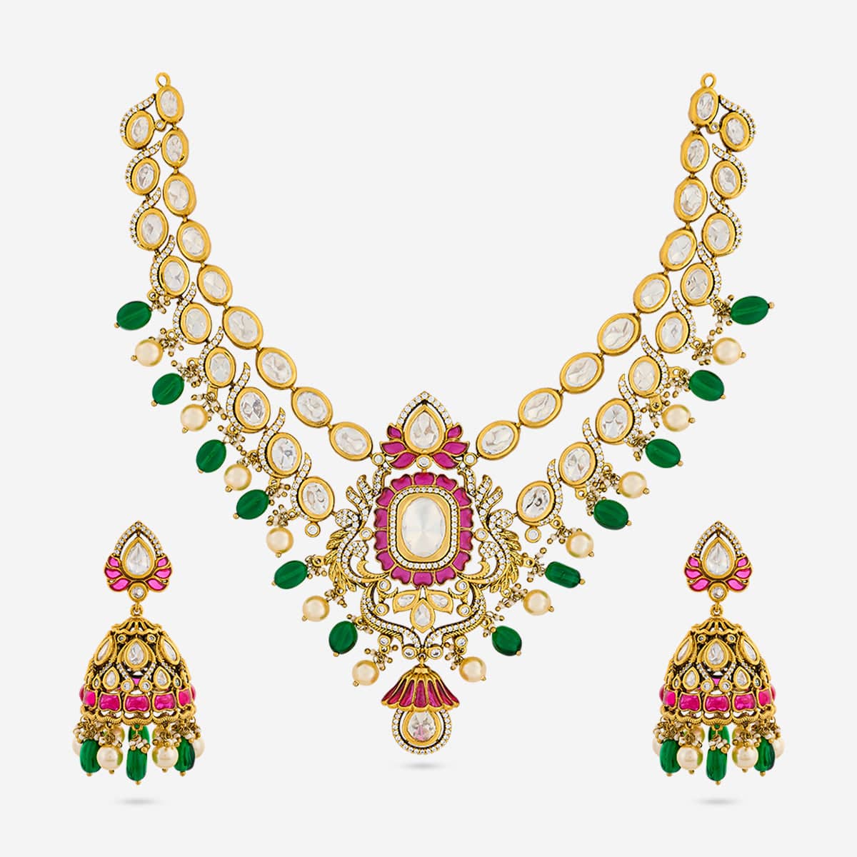 Kundan Necklace 195211