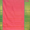 Pure Kanjivaram silk saree candy pink and dual shade of teal blue with allover zari weaves and long zari woven border