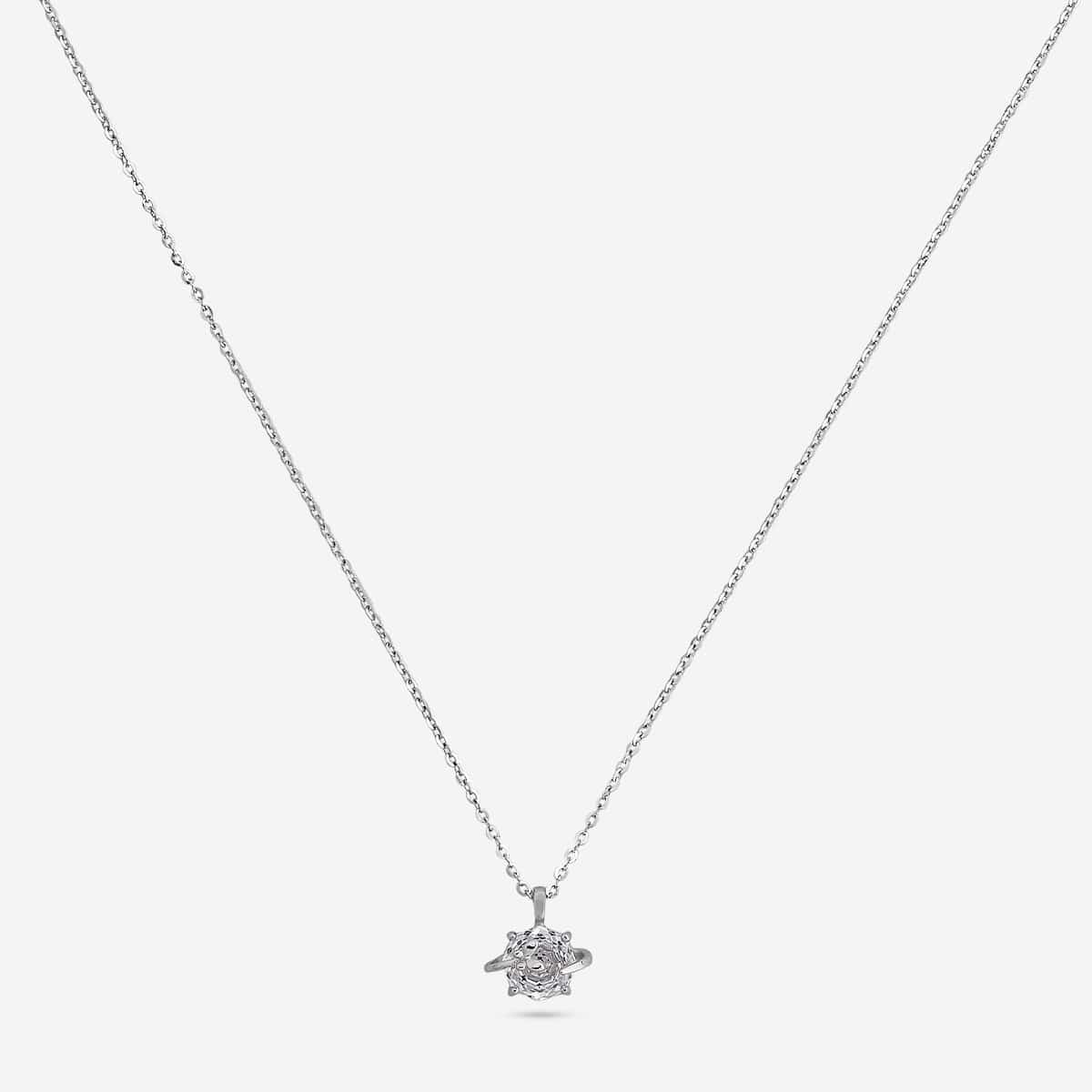 92.5 Silver Pendant with Chain 194179