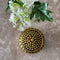 Brass Sindoor Kum Kum Box, Bharani Gifts Dots And Stripes Design Kumkum Box For Special Occasions.