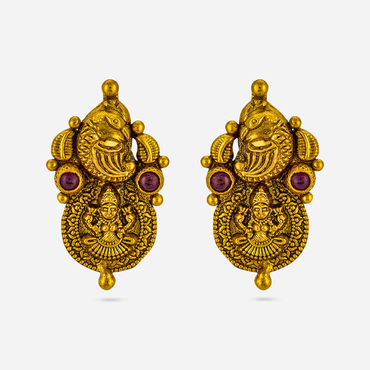 Silver Temple Earring 193850