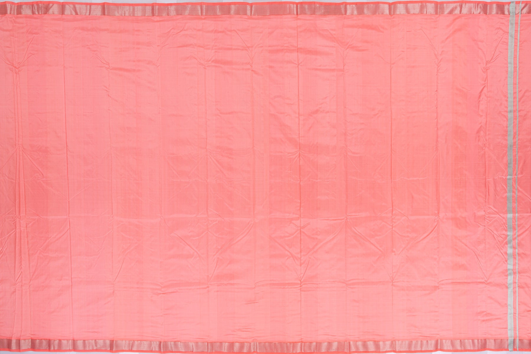 Kancheepuram Silk Dhoti in Peach Colour