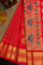 Gadwal Silk Red Saree