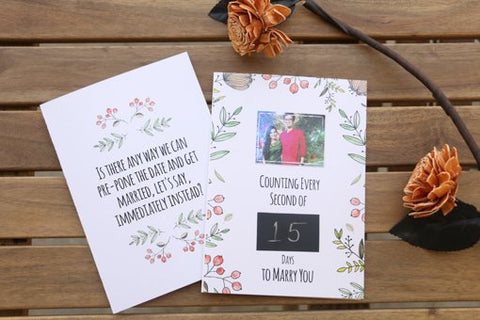 Wedding Countdown Card