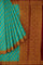 TEAL and PURPLE JAAL GEORGETTE Saree with BANARASI FANCY