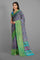 LIGHT PURPLE and TEAL PATOLA SILK Saree with IKAT