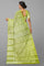 LIGHT GREEN and SILVER BROCADE SILK Saree with KANCHIPURAM