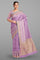 LAVENDER and GOLD BUTTIS SILK Saree with BANARASI