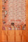 PEACH and RUST FLORALS SILK Saree with FANCY