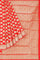 RED and GOLD BUTTIS SILK BLEND Saree with SEMI PATTU