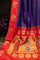 Gadwal Silk Lines Royal Blue Saree