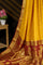 Mysore Crepe Buttis Mustard Saree