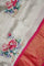 Designer Silk Off-White Digital Printed Saree