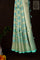 Designer Kora Sea Green Saree