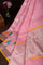 Zari Kota Cotton Baby Pink Saree