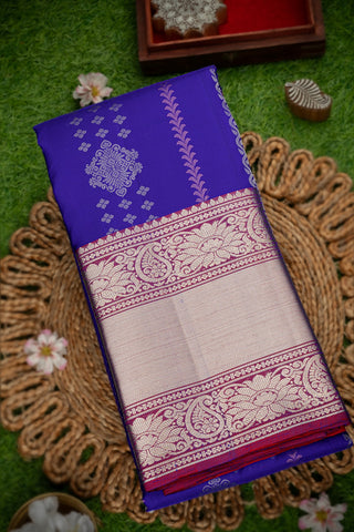 Coimbatore Silk Royal Blue Saree