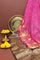 Bandhani Silk Pink Saree